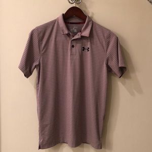 Boys Under Armour loose fit performance Golf Shirt